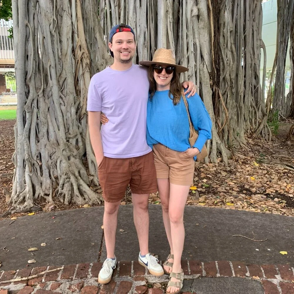 Mahina Tunic with Cinched Sleeves - Blue - Picture 7 of 7